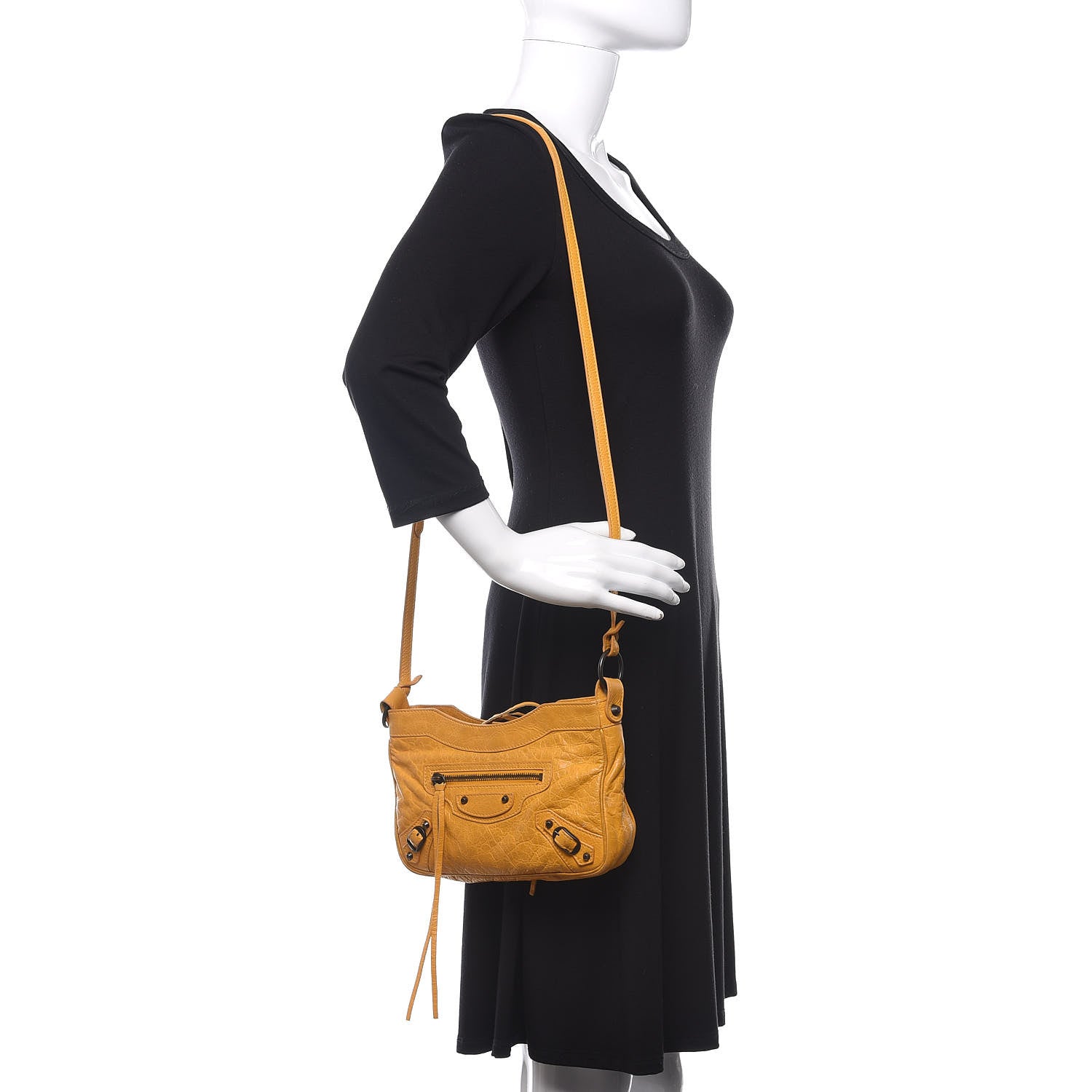 Balenciaga Agneau Classic Hardware Hip Mangue 2 of 17