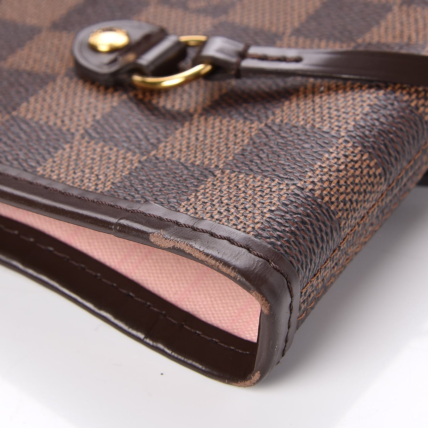 Damier Ebene Neo Neverfull MM Rose Ballerine