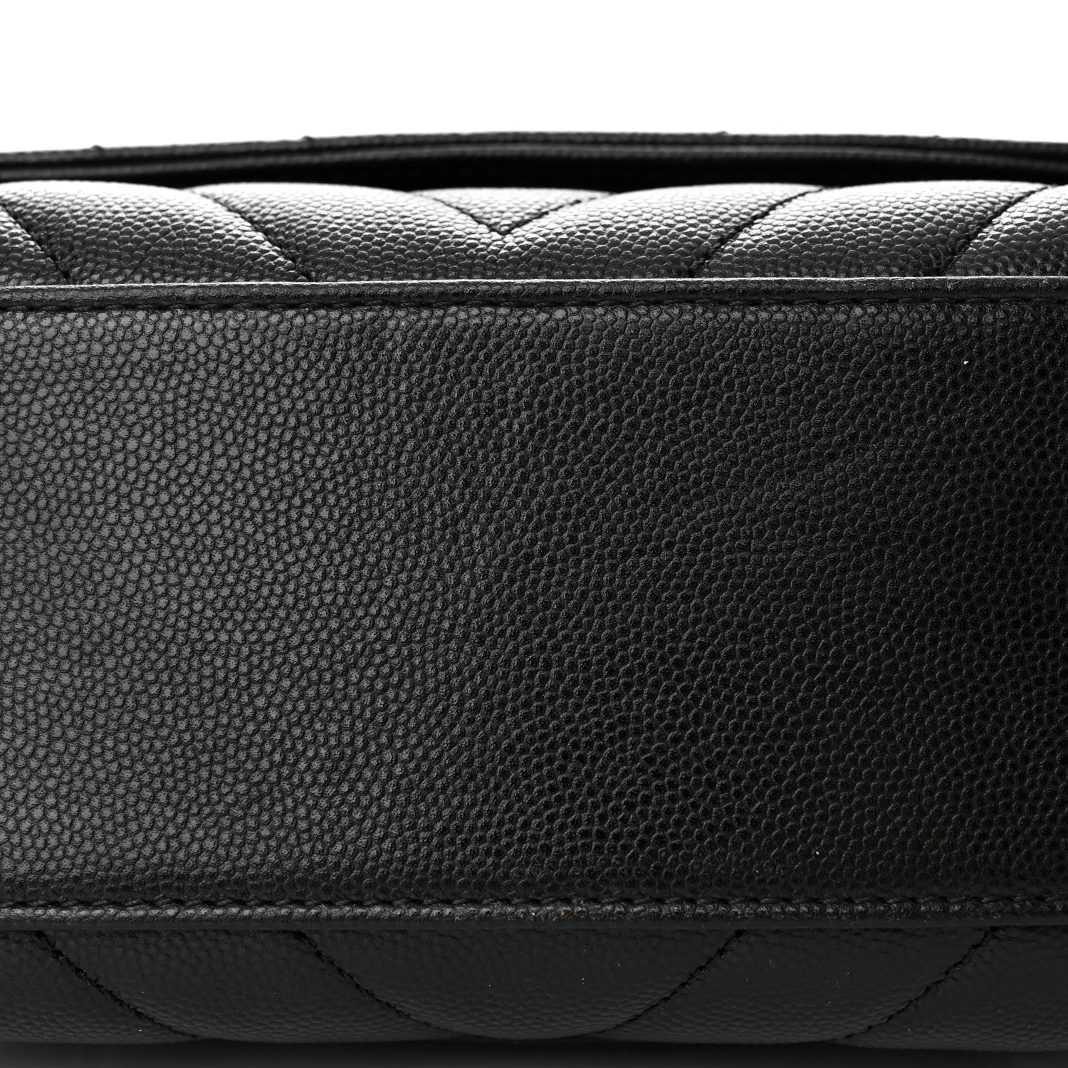 Chanel Caviar Chevron Quilted Extra Mini Coco Handle Flap So Black 11 of 11