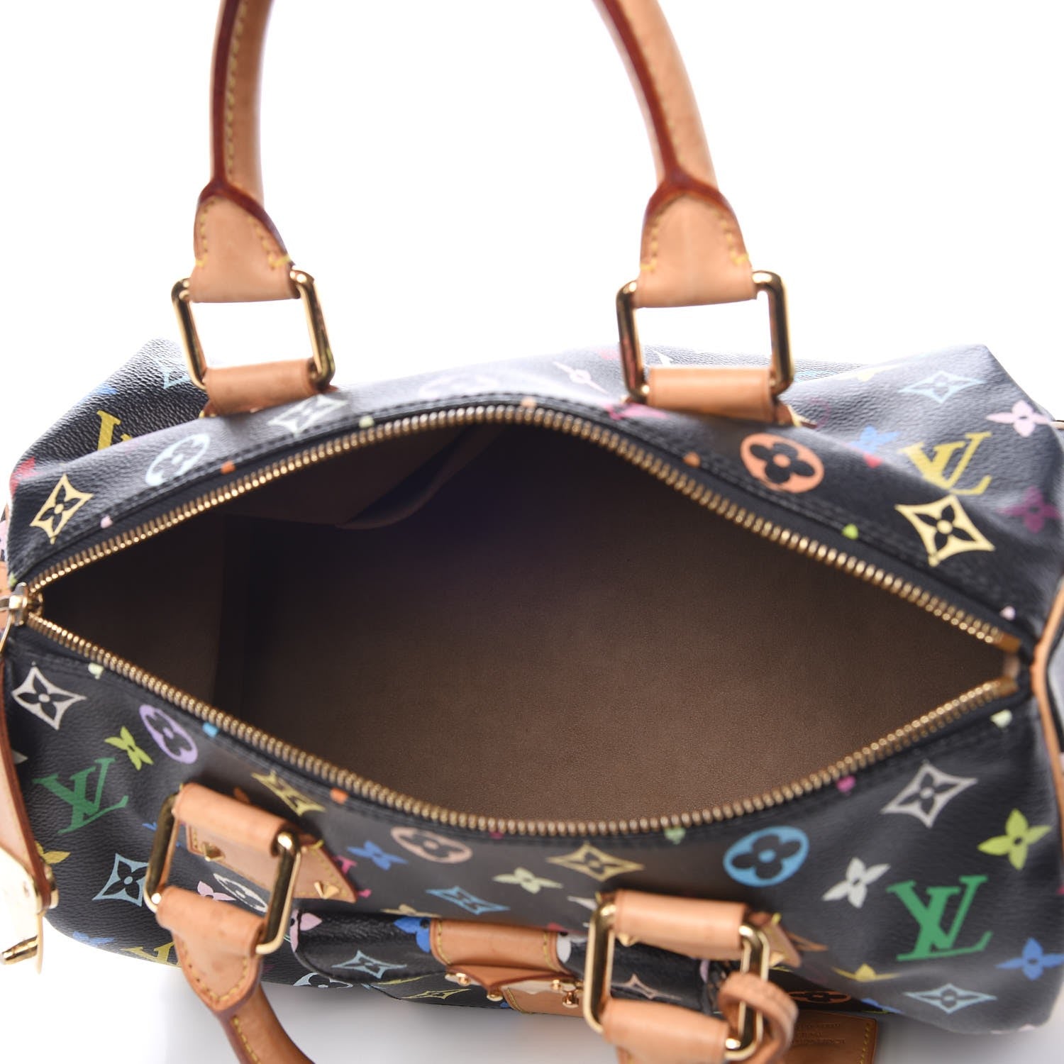 Louis Vuitton Monogram Multicolor Speedy 30 Black 5 of 9