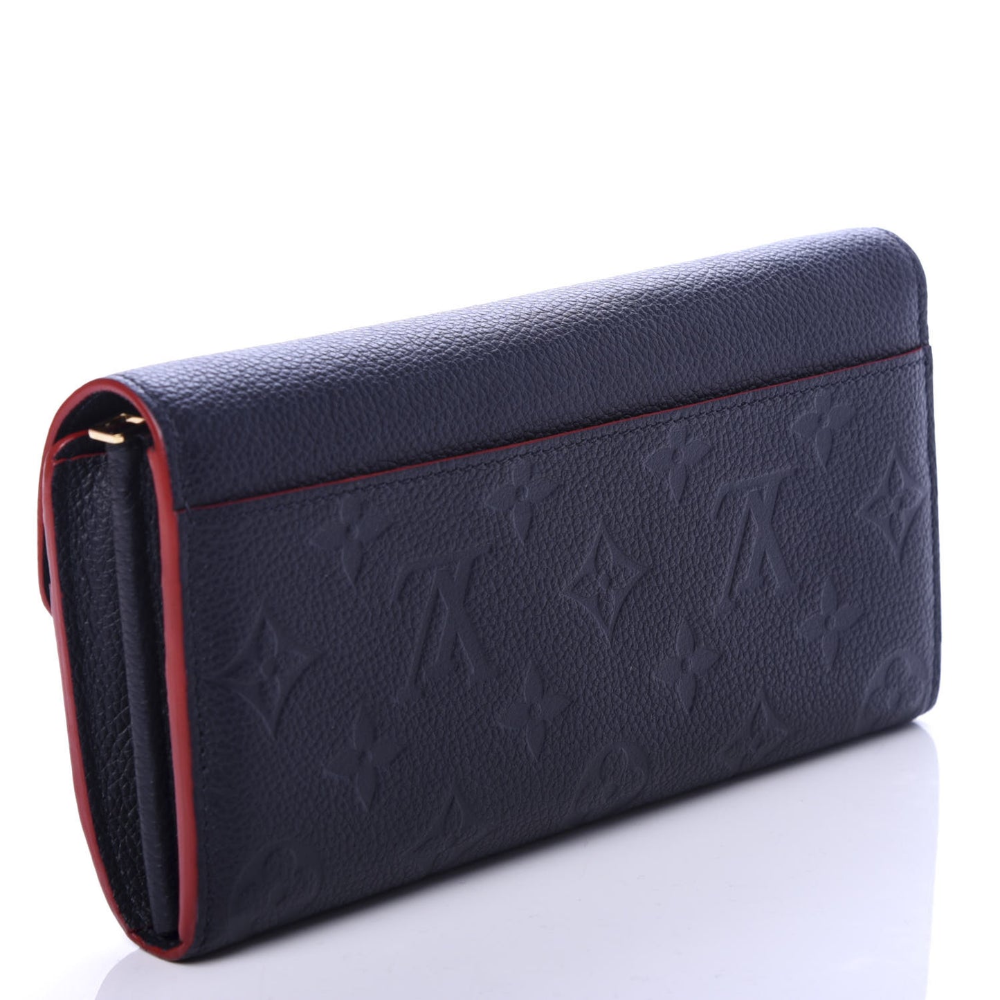 Empreinte Sarah Wallet NM Marine Rouge