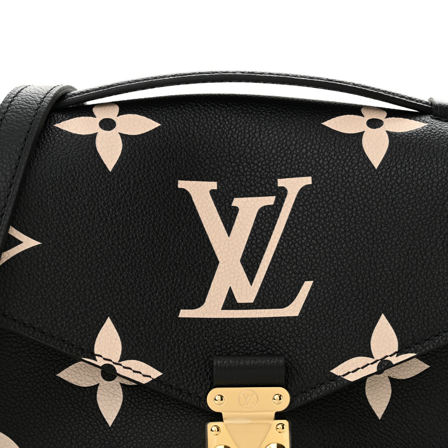 Louis Vuitton Empreinte Monogram Giant Pochette Metis Black Beige 7 of 9