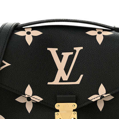 Louis Vuitton Empreinte Monogram Giant Pochette Metis Black Beige 7 of 9