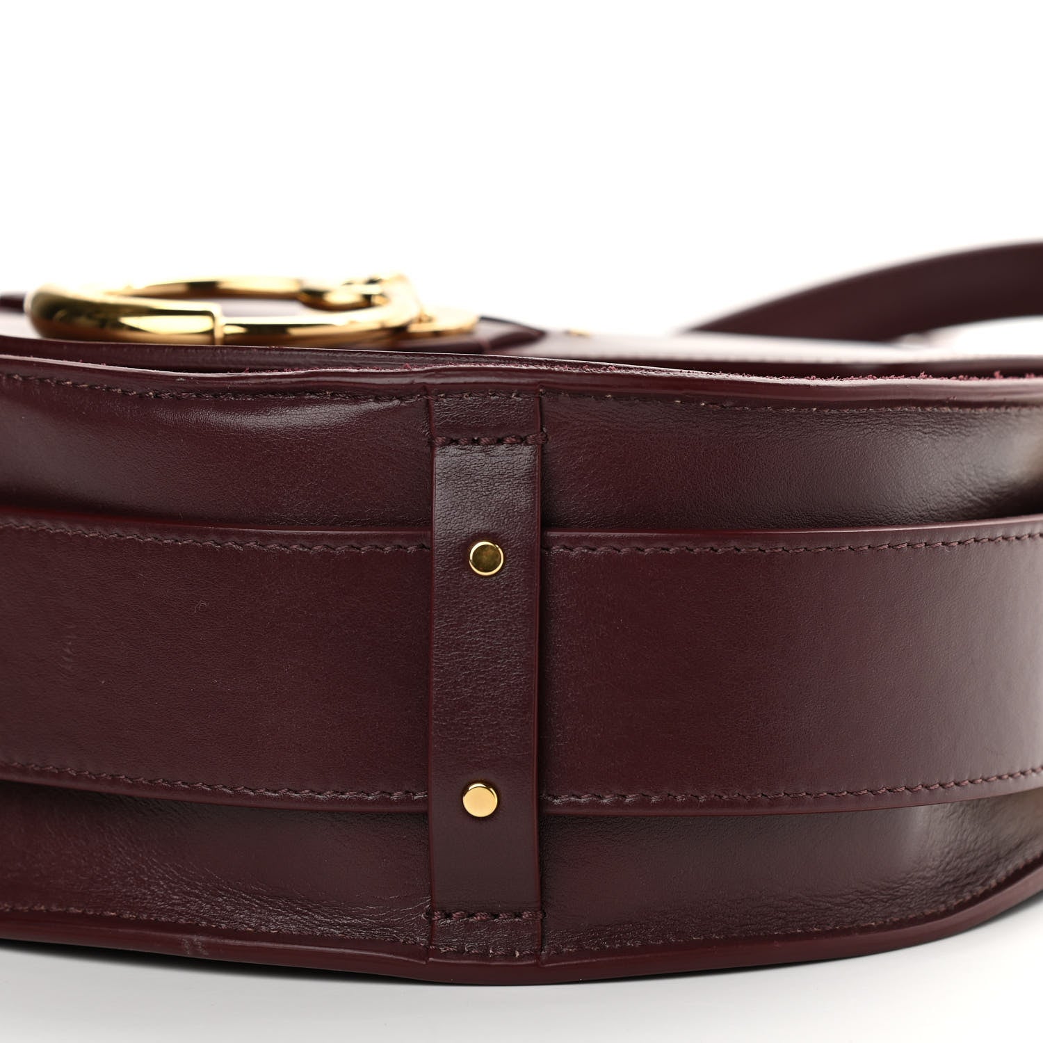 Chloe Calfskin Large Tess Bag Burnt Brown 10 of 10