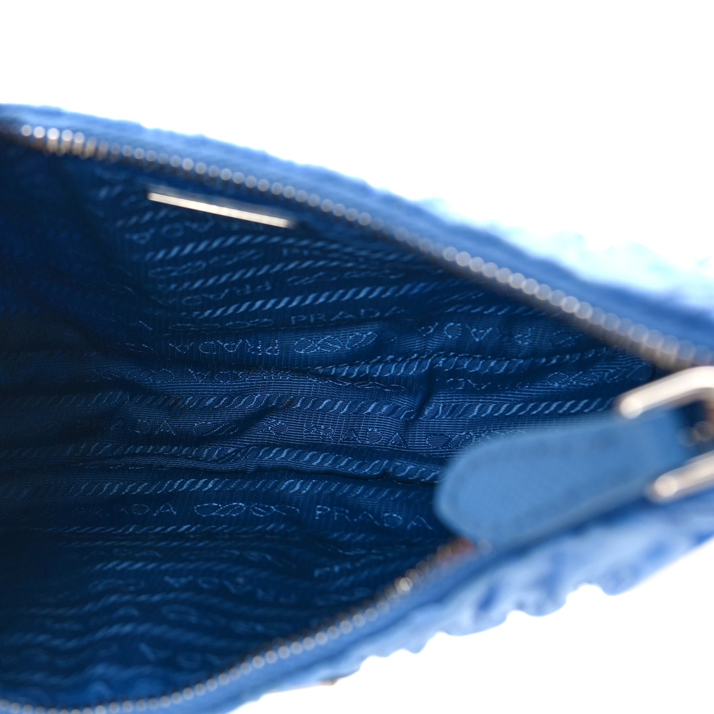 Tessuto Nylon Gaufre Shoulder Bag Pervinca