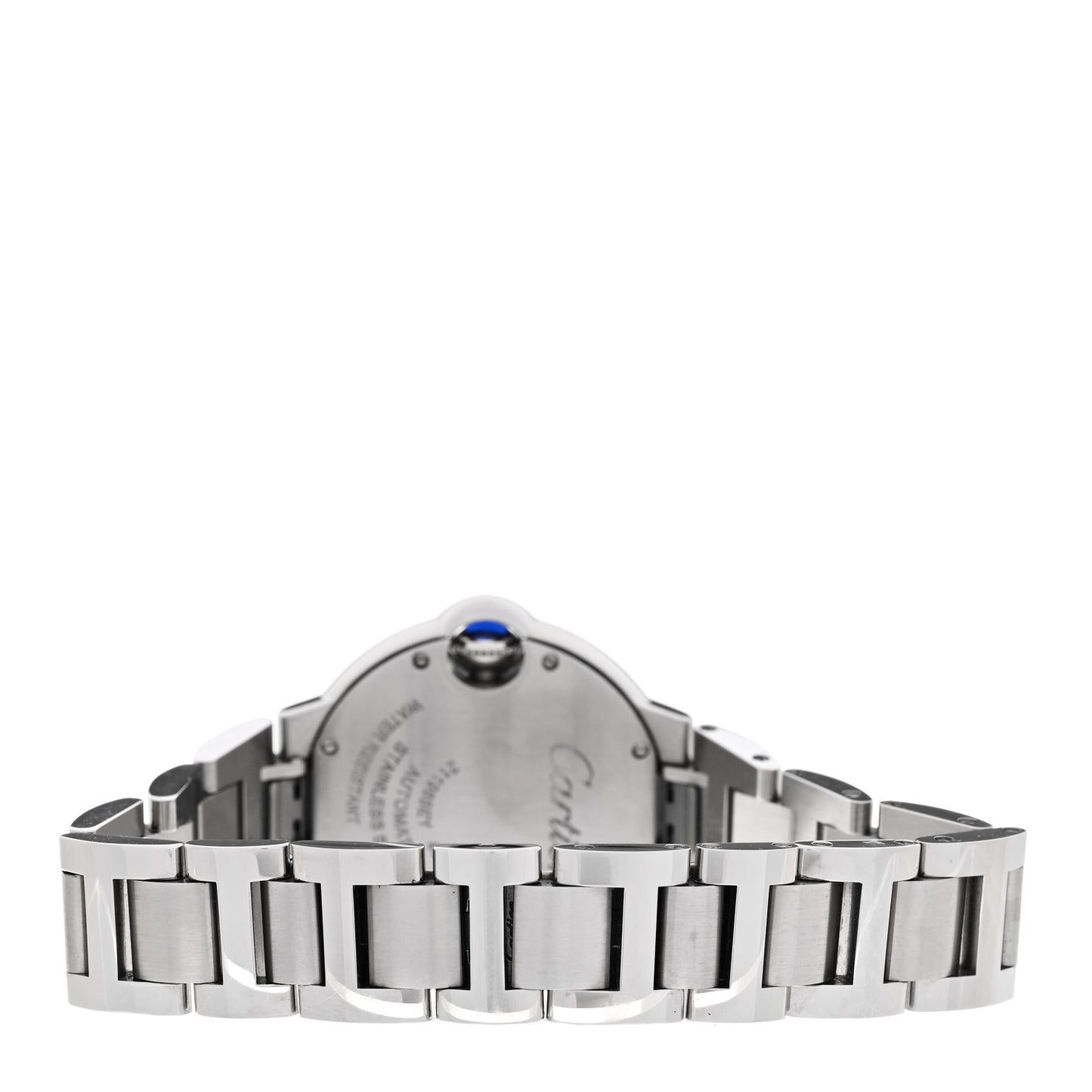 Stainless Steel 33mm Ballon Bleu De Cartier Automatic Watch Ice Blue