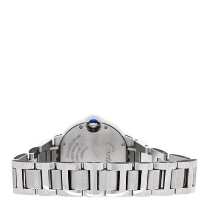Cartier Stainless Steel 33mm Ballon Bleu De Cartier Automatic Watch Ice Blue 3 of 5