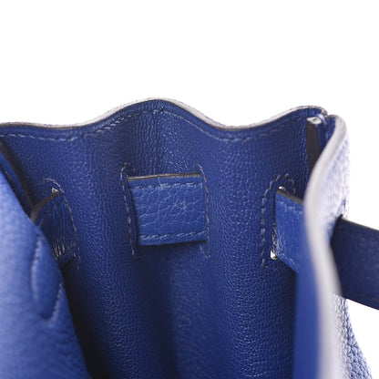 Hermes Togo Kelly Retourne 28 Bleu Electrique 16 of 37