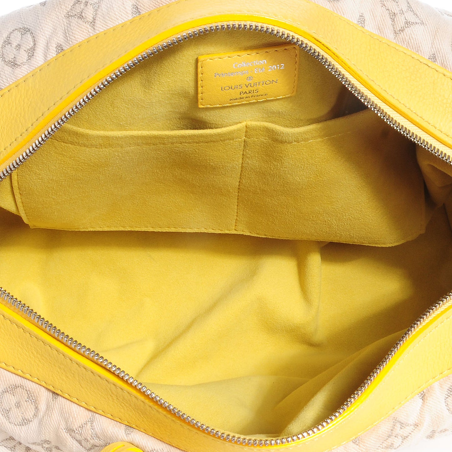 Monogram Denim Speedy Round Yellow