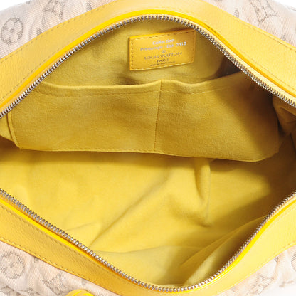Louis Vuitton Monogram Denim Speedy Round Yellow 5 of 7