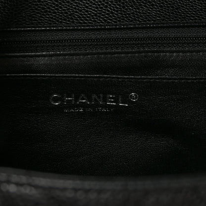 Chanel Caviar Maxi Single Flap Black 6 of 10
