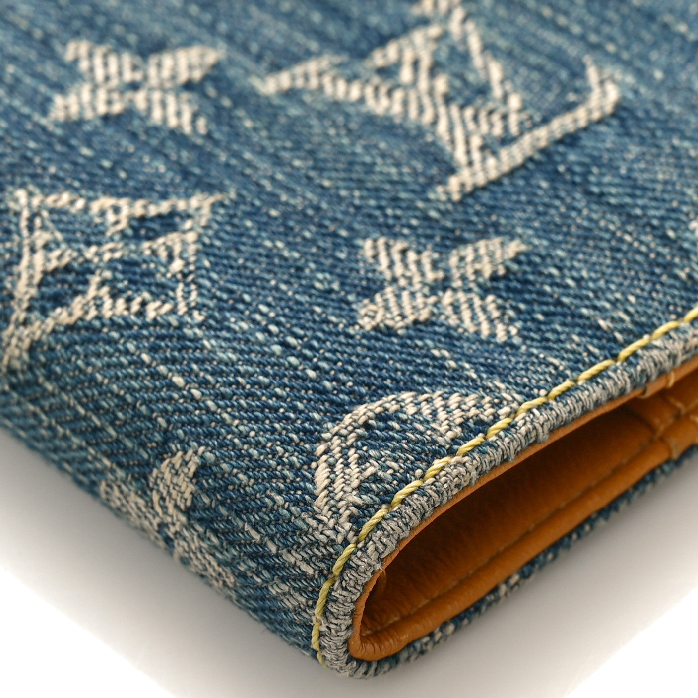 Monogram Denim Agenda PM Blue