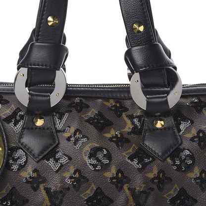 Louis Vuitton Monogram Sequins Eclipse Speedy 28 Black 11 of 11