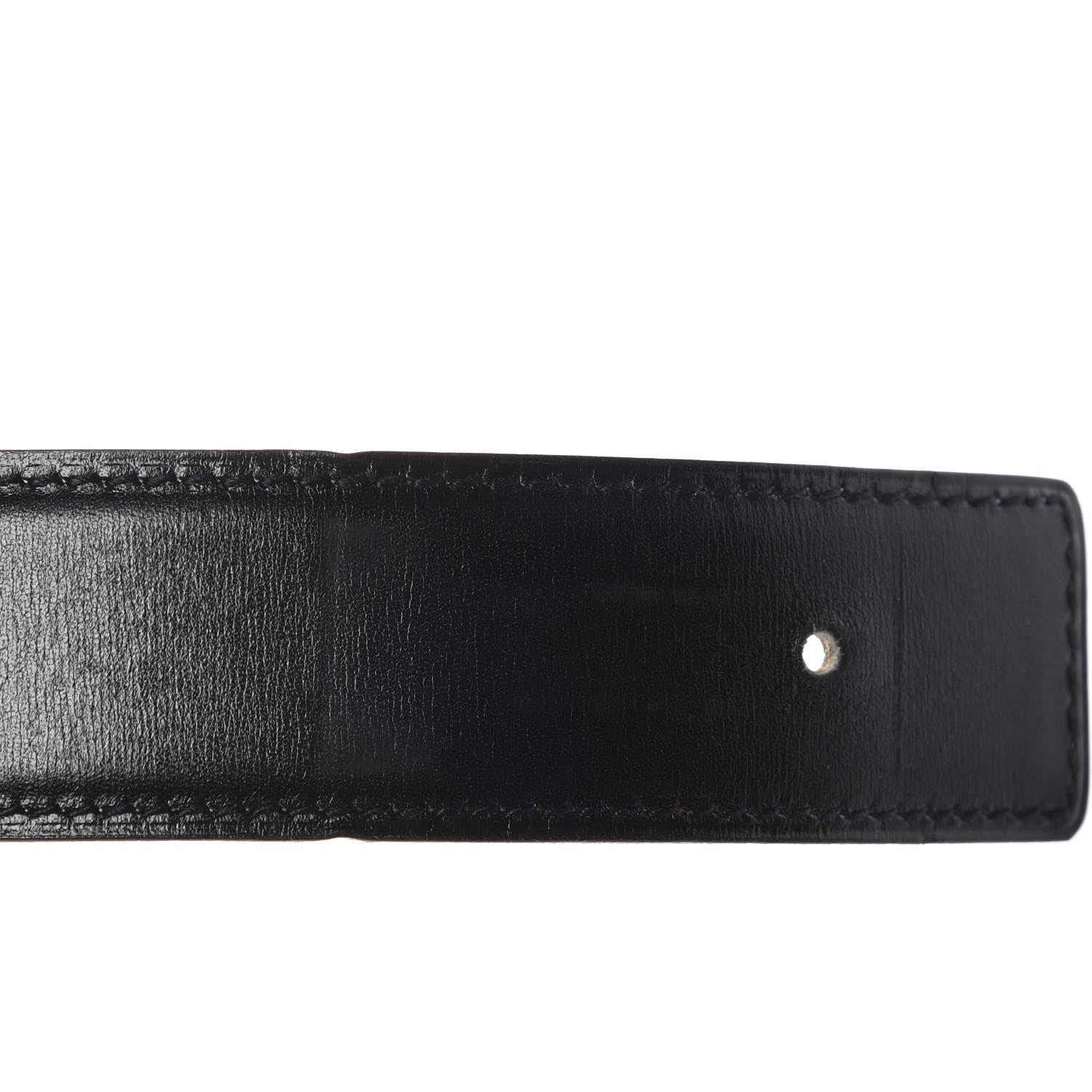 Hermes Box Togo 32mm Belt Strap 95 Black Gold 8 of 9