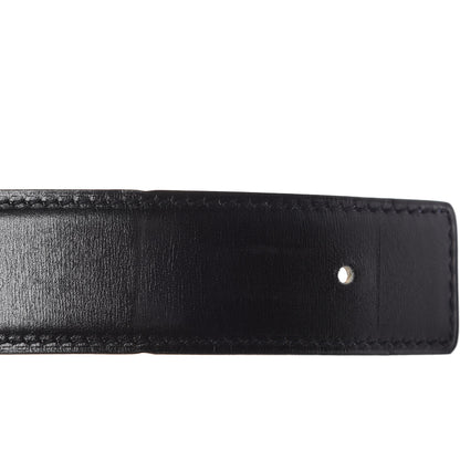 Hermes Box Togo 32mm Belt Strap 95 Black Gold 8 of 9
