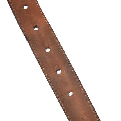 Louis Vuitton Damier Ebene 30mm Ellipse Belt 85 34 7 of 11