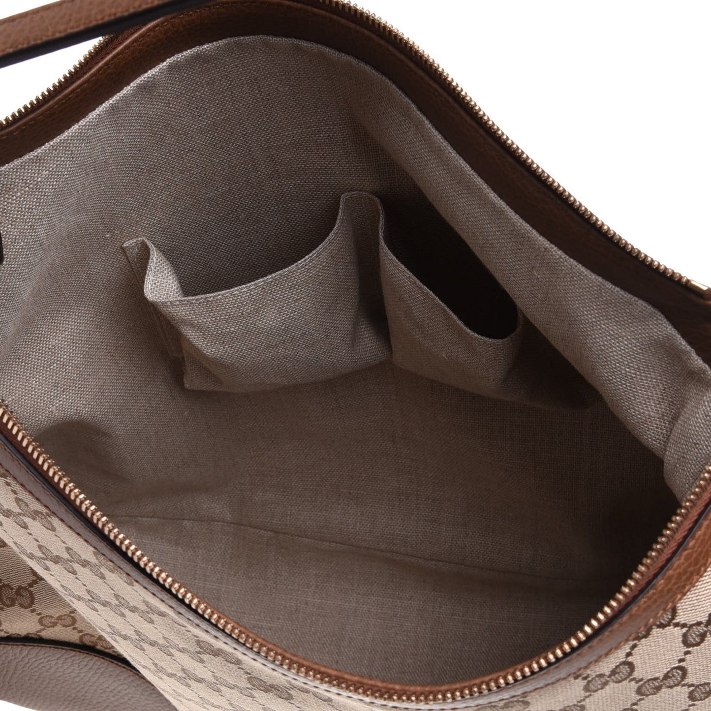 Soft GG Monogram Large Margaux Hobo Brown