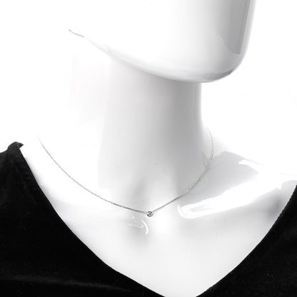 Cartier 18K White Gold Diamond XS D'Amour Pendant Necklace 2 of 5