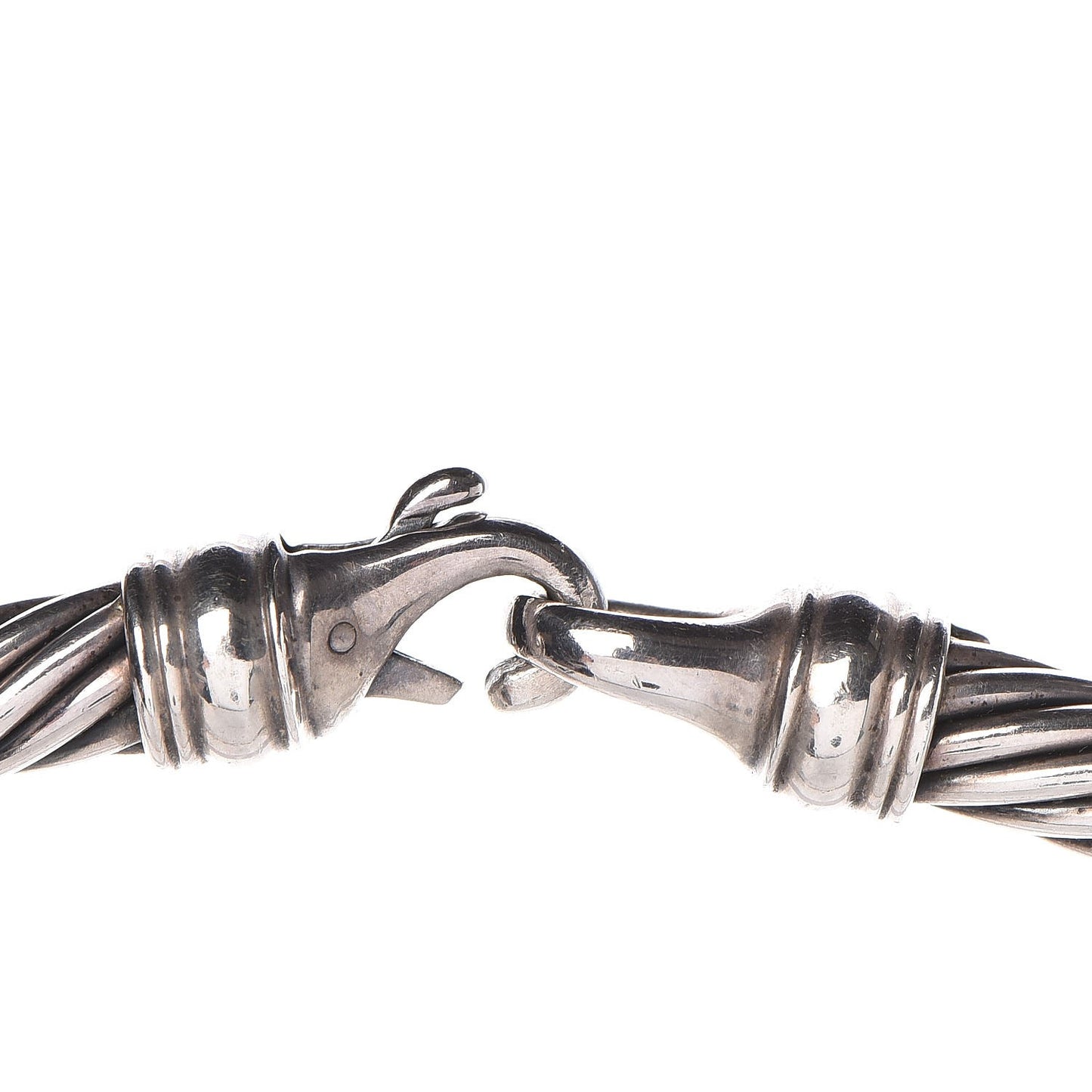 Sterling Silver 14K Gold Cable Choker 7mm Necklace
