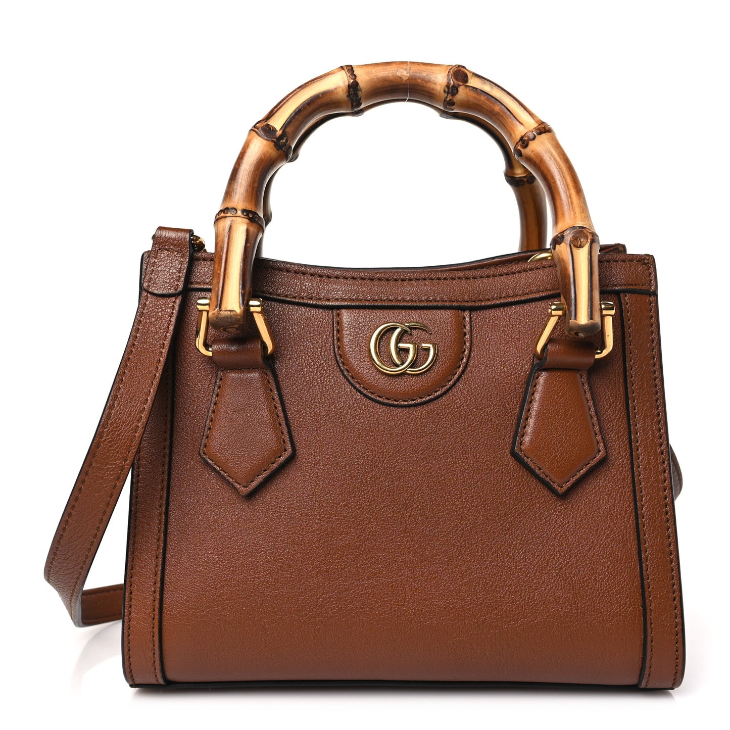 Wonka Grain Calfskin Mini Diana Tote Bag Cuir
