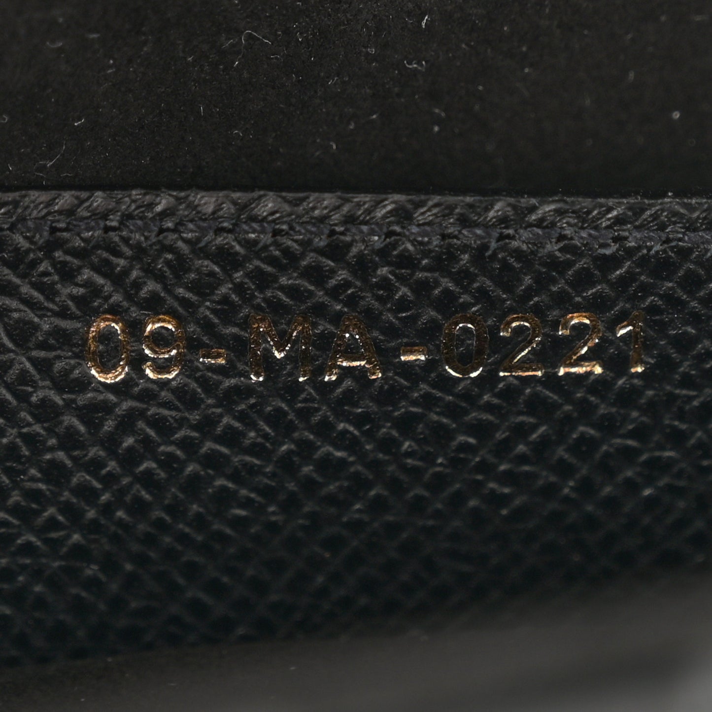 Grained Calfskin Saddle Bag Black