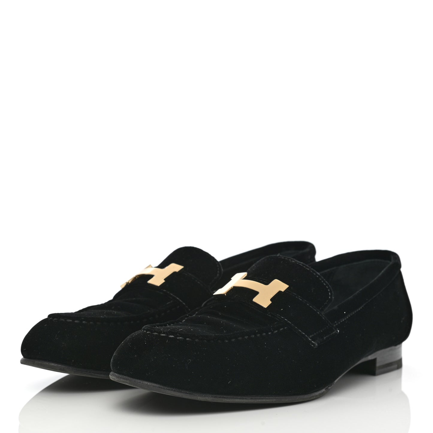 Velvet Womens Paris Loafers 37.5 Black