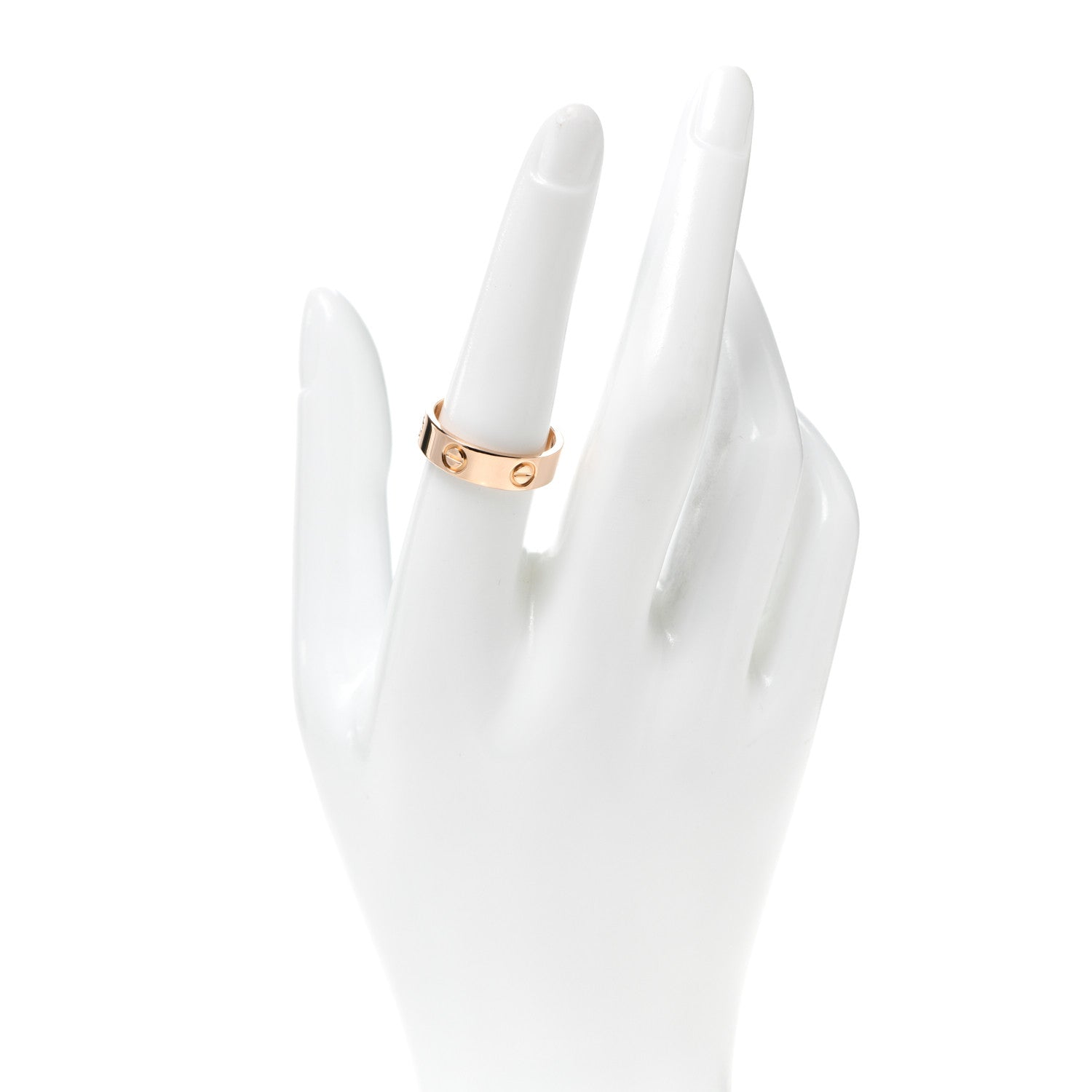 Cartier 18K Pink Gold 5.5mm LOVE Ring 56 7.5 2 of 4