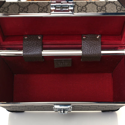 Gucci GG Supreme Monogram Globe-Trotter Beauty Case Brown 9 of 13