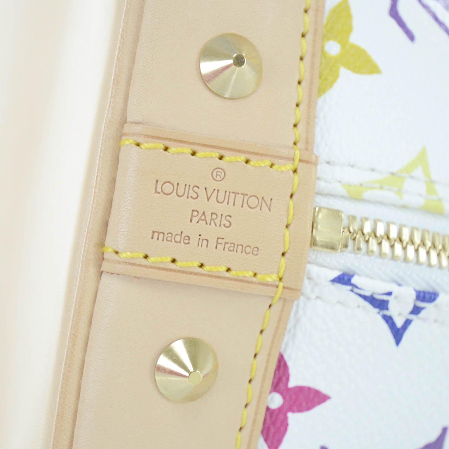 Louis Vuitton Monogram Multicolor Alma White 8 of 11