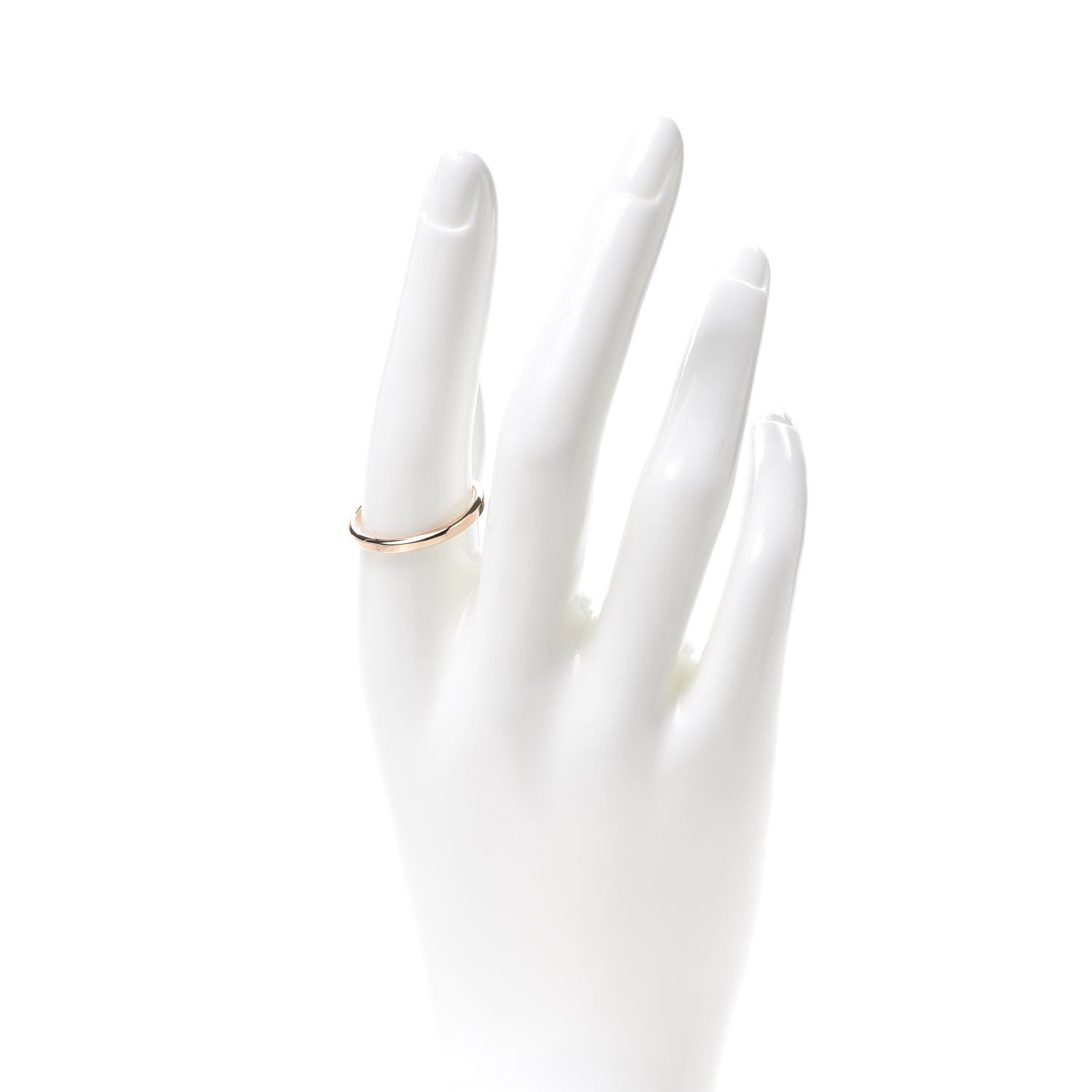 Van Cleef & Arpels 18K Rose Gold 2.5mm Toujours Wedding Band Ring 60 9 2 of 4