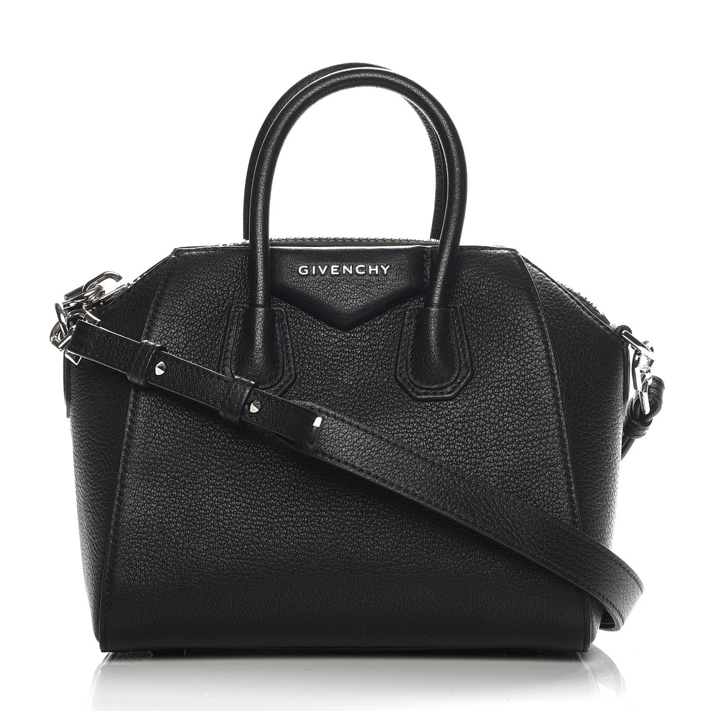 Sugar Goatskin Mini Antigona Black