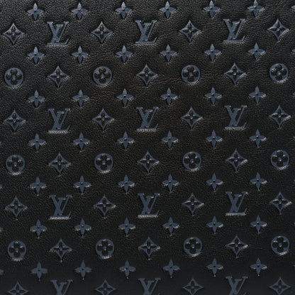 Louis Vuitton Calfskin Nanogram Embossed Zippy Wallet Black 7 of 7