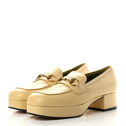 Gucci Goatskin Houdan Platform Loafers 40 Burro 3 of 9