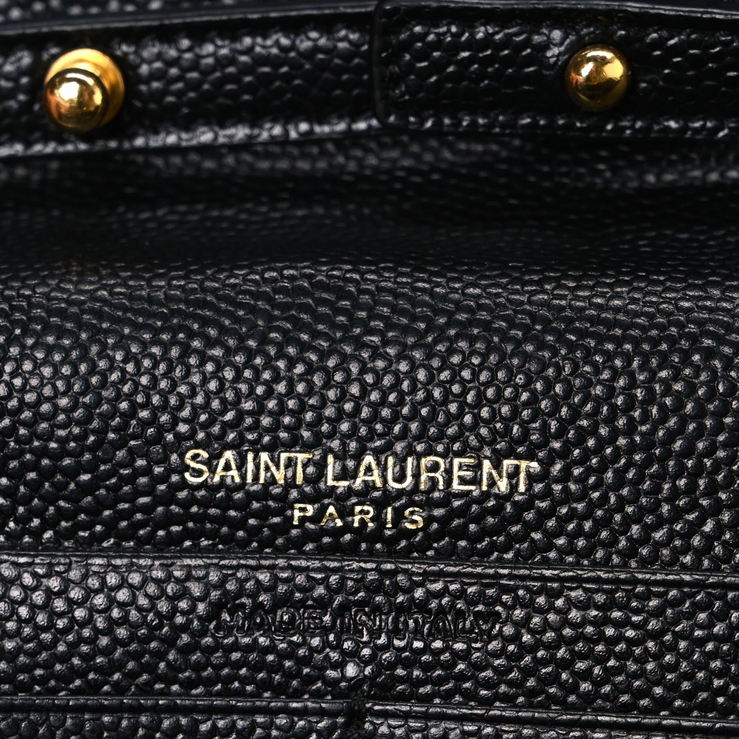 Grain De Poudre Matelasse Chevron Monogram Chain Wallet Black