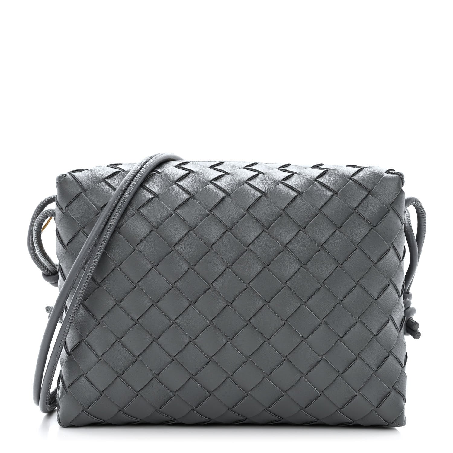 Bottega Veneta Nappa Intrecciato Small Loop Camera Bag Thunder 1 of 9
