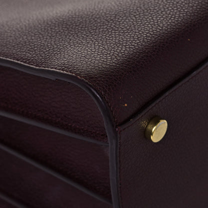 Saint Laurent Grained Calfskin Small Classic Sac De Jour Bordeaux 8 of 11
