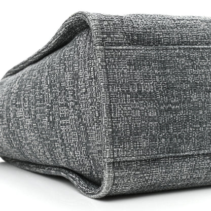 Chanel Canvas Medium Deauville Tote Charcoal 9 of 11