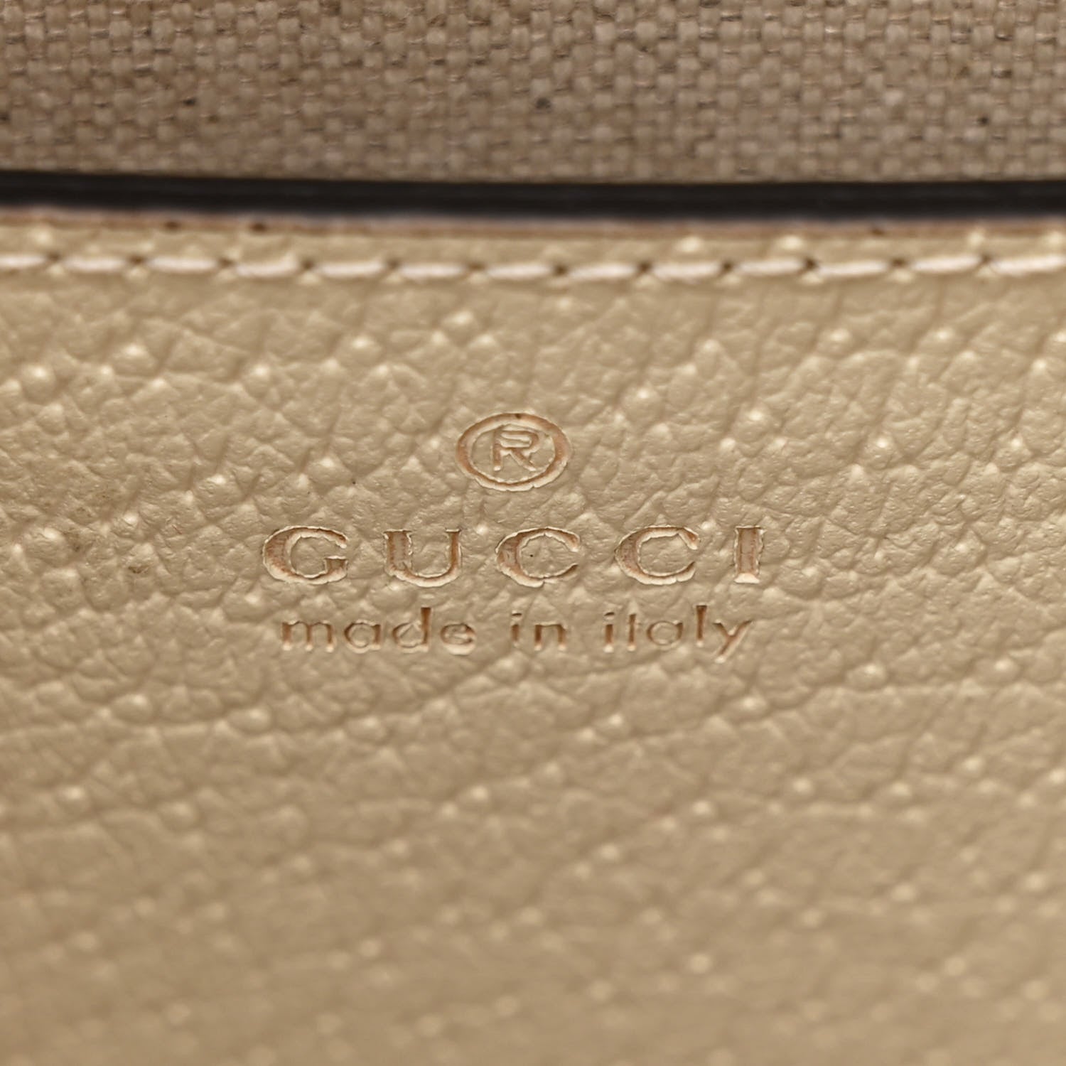 Gucci Monogram Jumbo GG Textured Dollar Calfskin Small Diana Tote Bag Off White 6 of 11