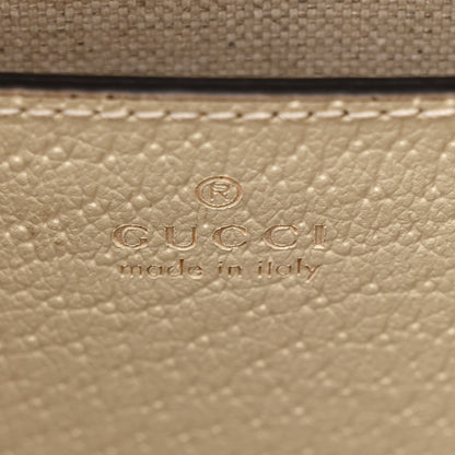 Gucci Monogram Jumbo GG Textured Dollar Calfskin Small Diana Tote Bag Off White 6 of 11