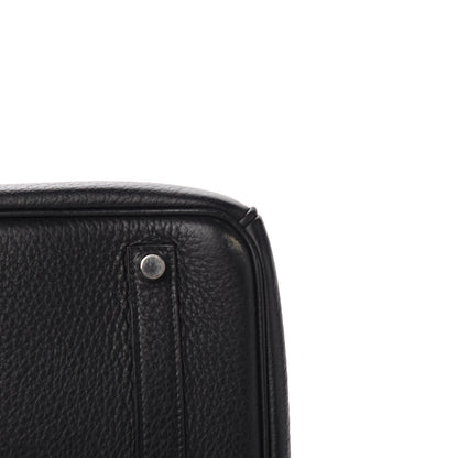Hermes Taurillon Clemence Birkin 35 Black 27 of 32