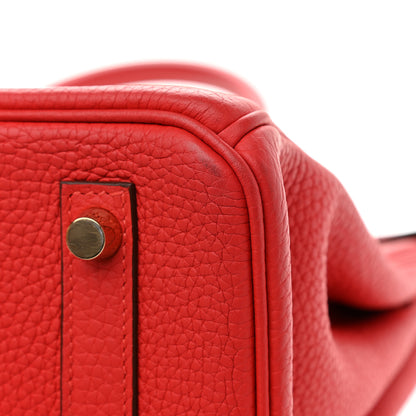 Hermes Togo Birkin 30 Rouge Casaque 11 of 12