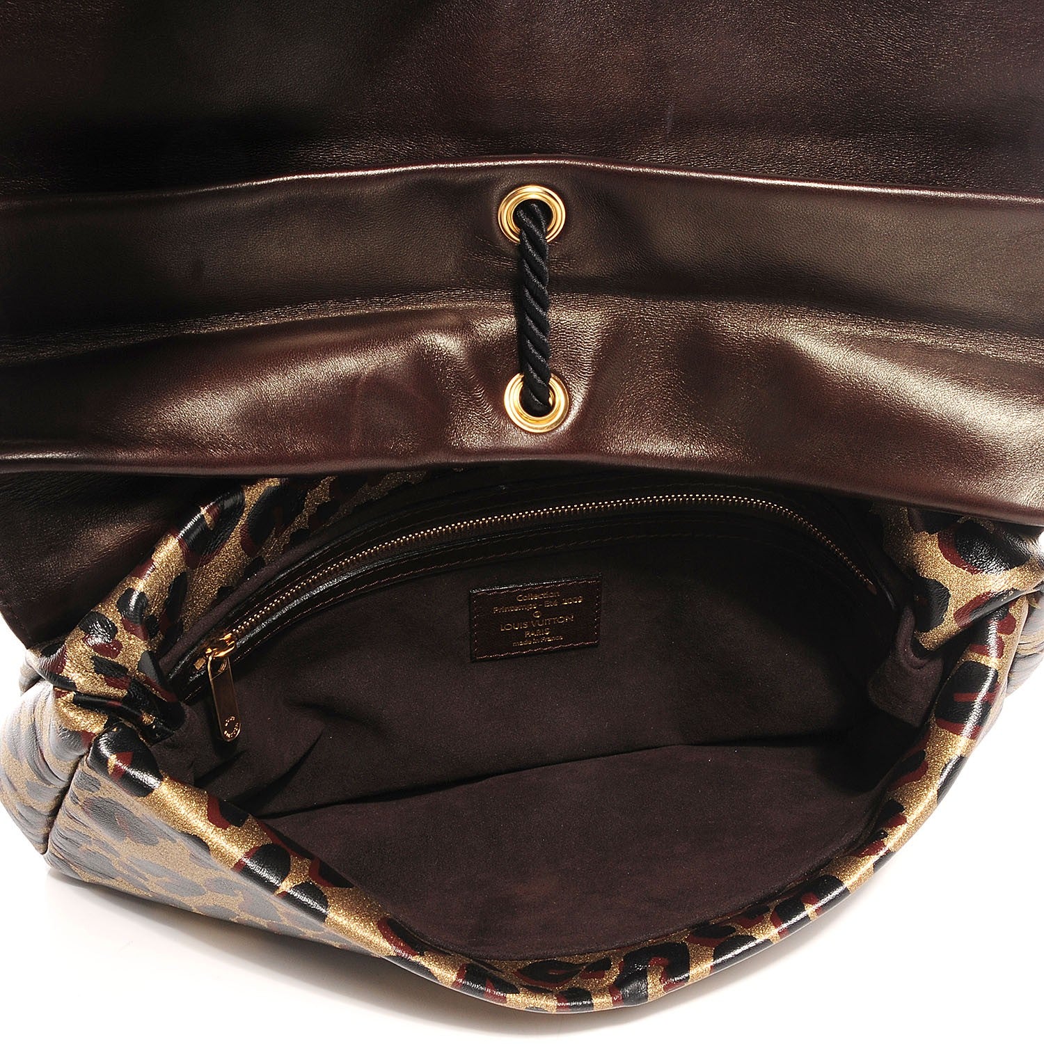 Louis Vuitton Leopard Nocturne African Queen Clutch Dore Gold 7 of 7