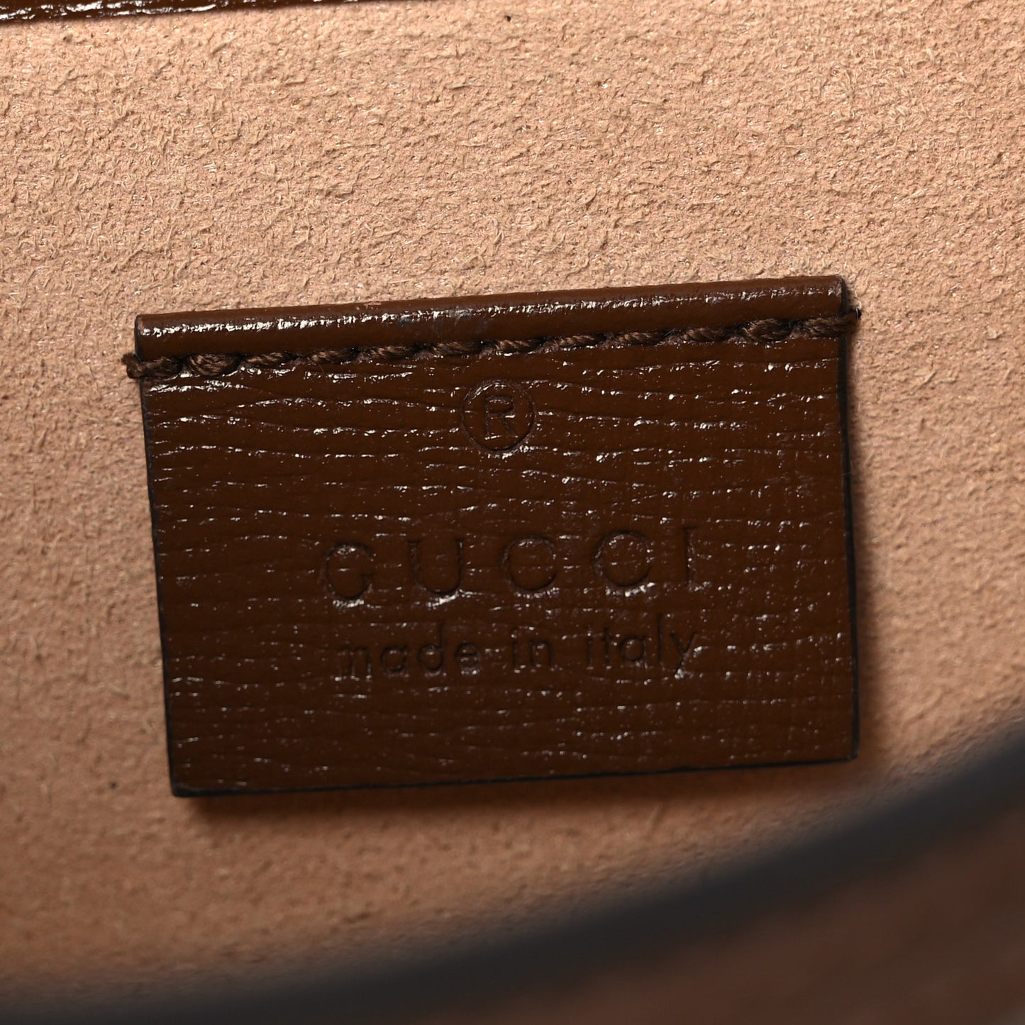 GG Supreme Monogram Mini Horsebit 1955 Shoulder Bag Beige Brown Sugar