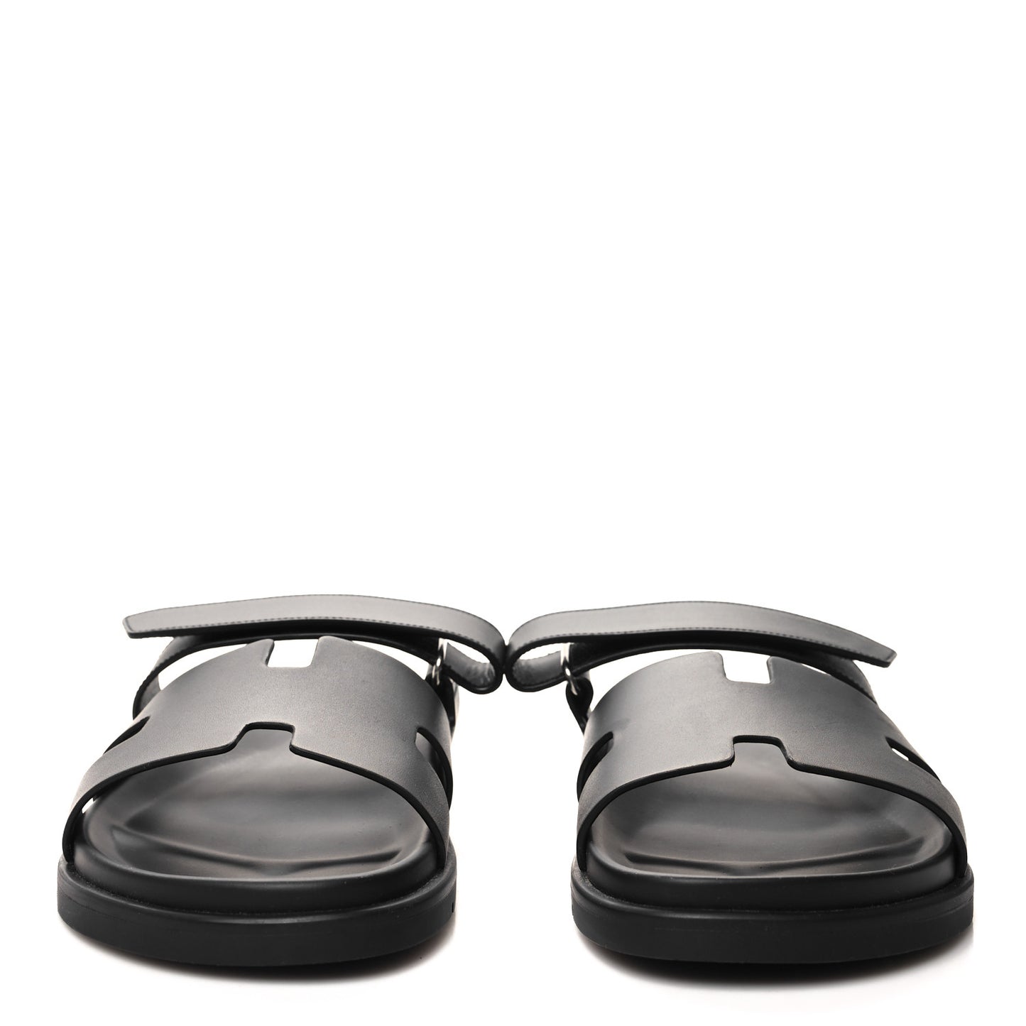 Calfskin Mens Chypre Sandals 43 Black
