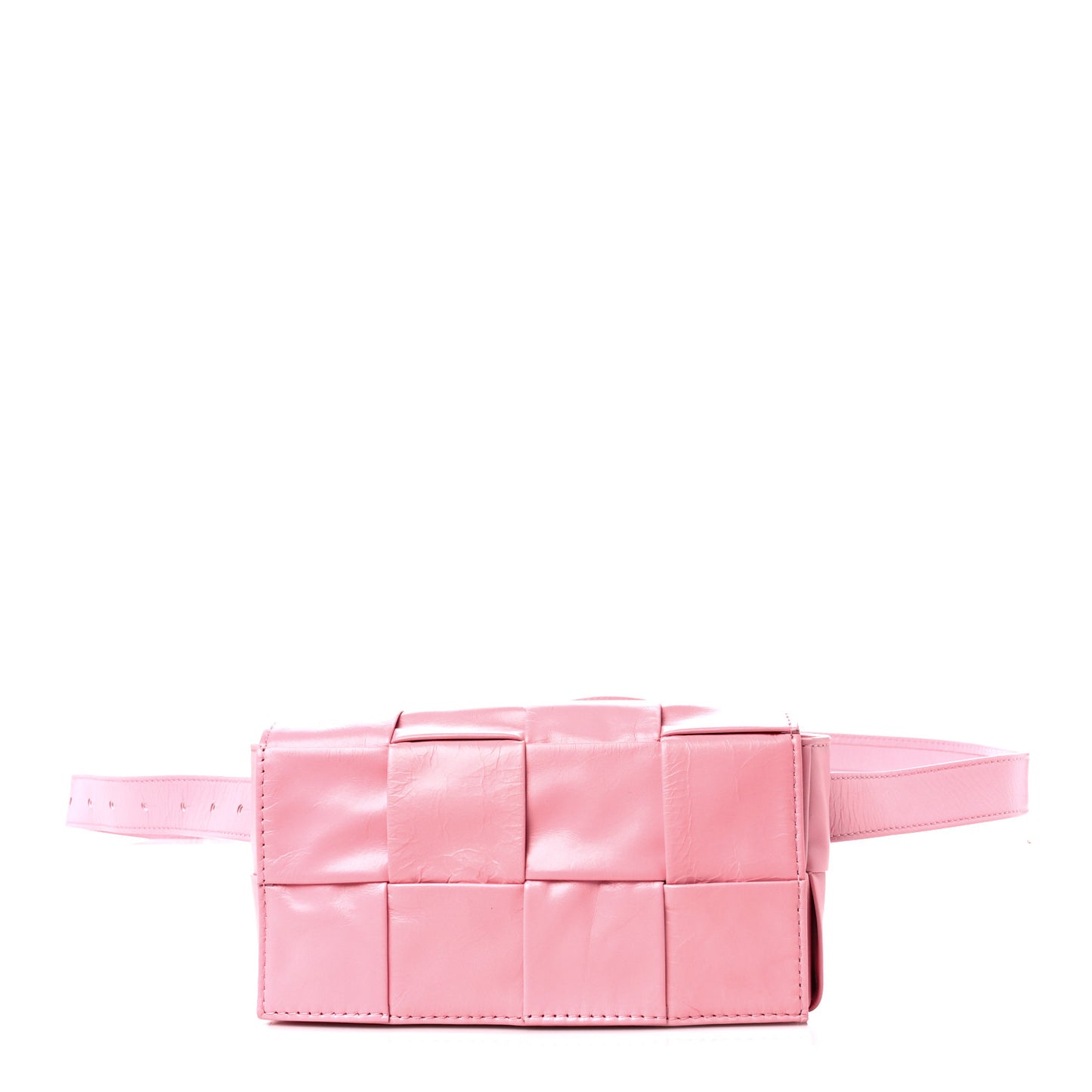 Paper Calfskin Intrecciato Cassette Belt Bag Ribbon