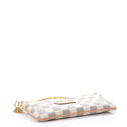 Louis Vuitton Damier Azur Pochette Milla MM 4 of 8