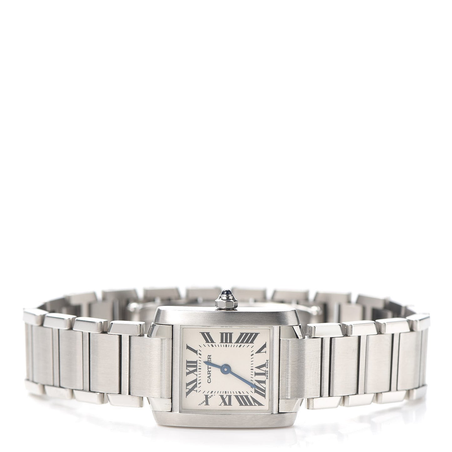 Stainless Steel 20mm Tank Francaise Quartz Watch