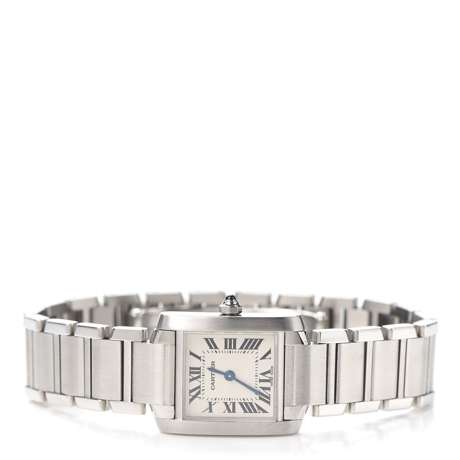 Cartier Stainless Steel 20mm Tank Francaise Quartz Watch 2 of 6
