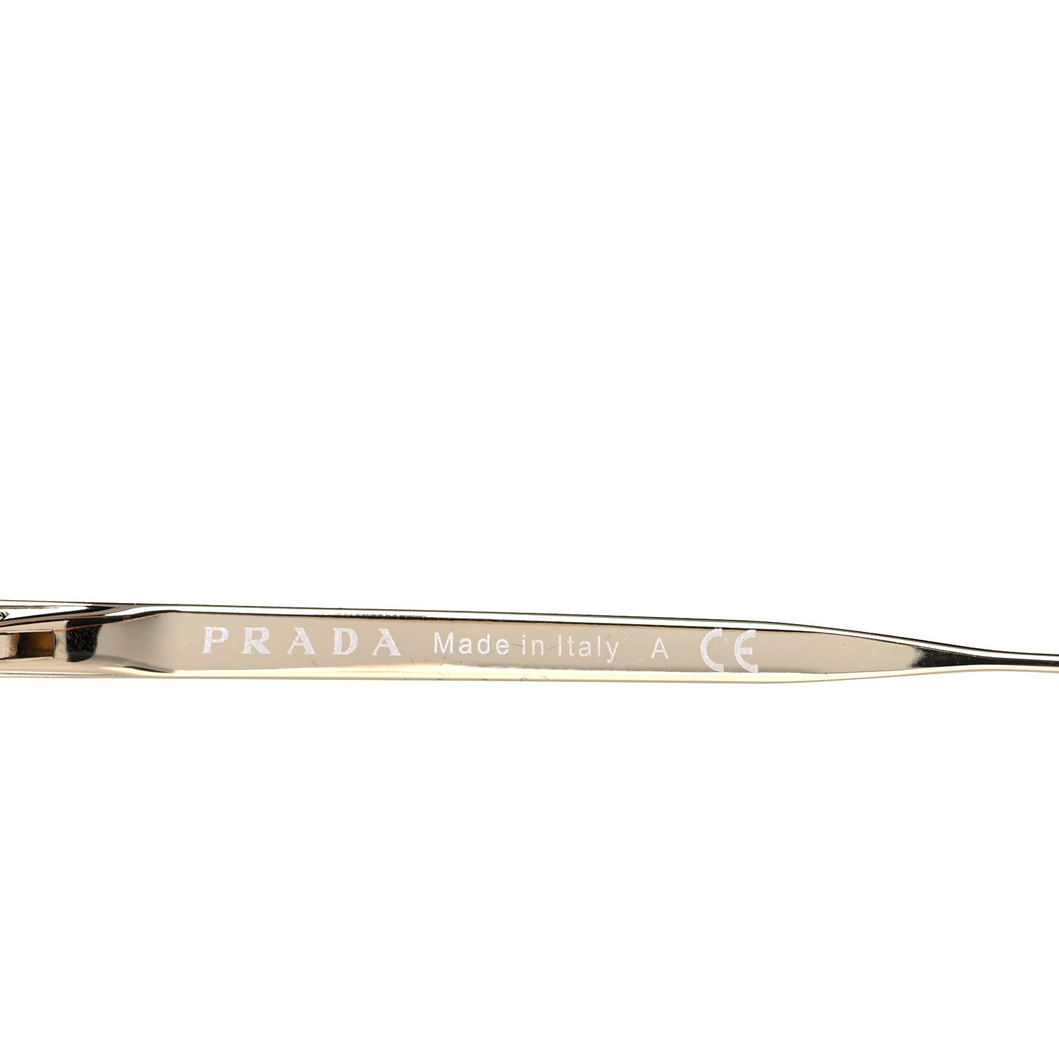 Prada Metal Round Gradient Sunglasses SPR 65T Gold 5 of 7