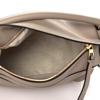 Loewe Grained Calfskin Small Puzzle Bag Sand 5 of 10